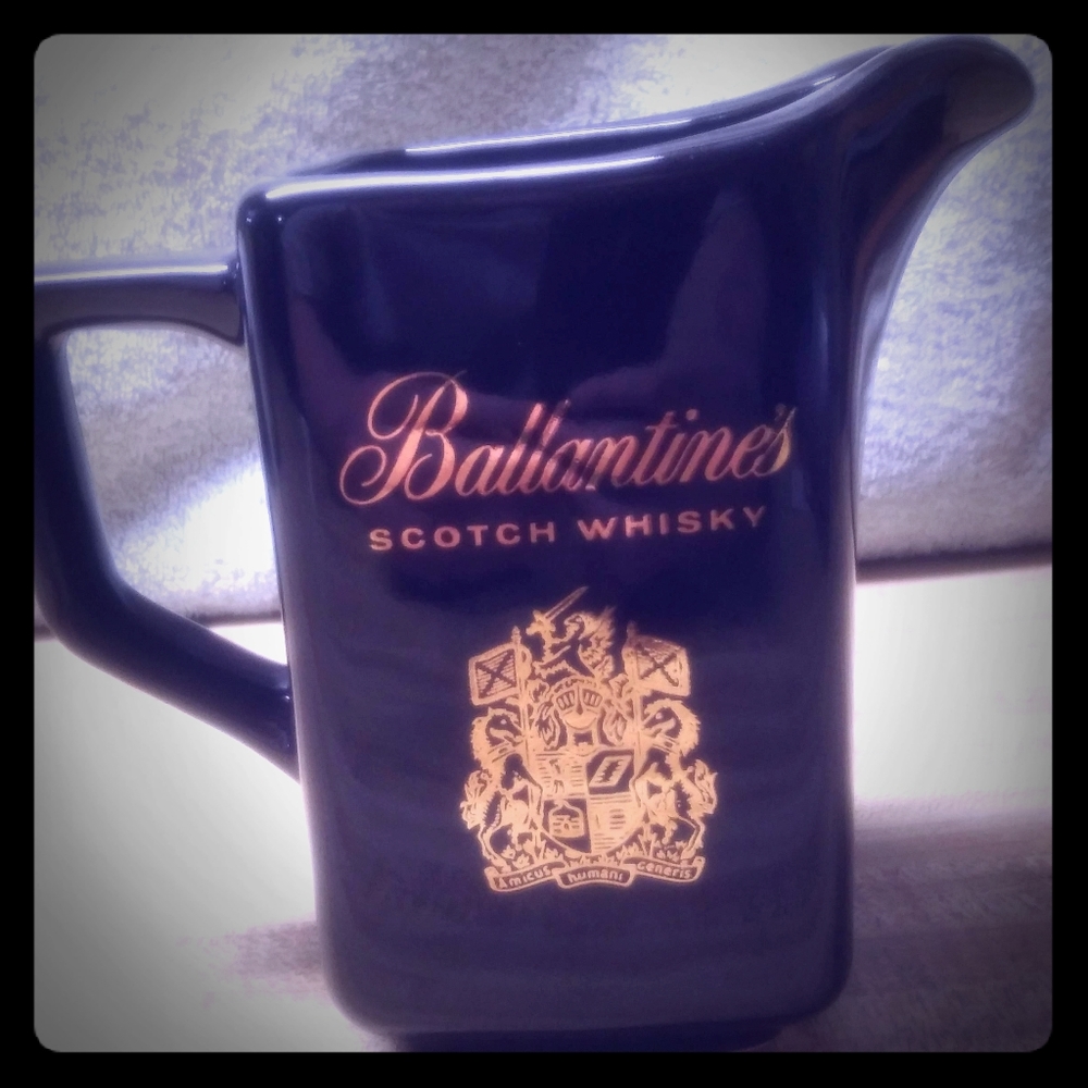 Vintage Ballentine's Scotch Whiskey Pitcher